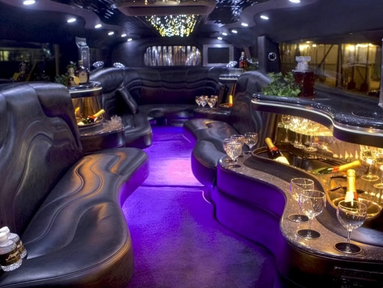 Black Hummer H2 Limousine