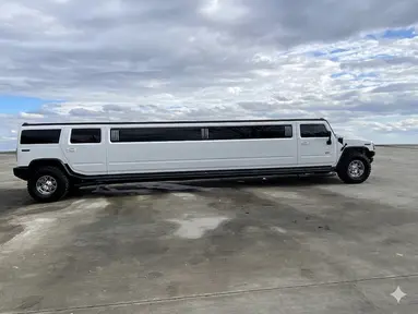 White Hummer Limousine